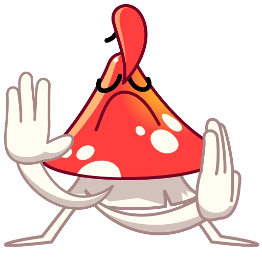 ✋ Стикер «Amanita» для Telegram