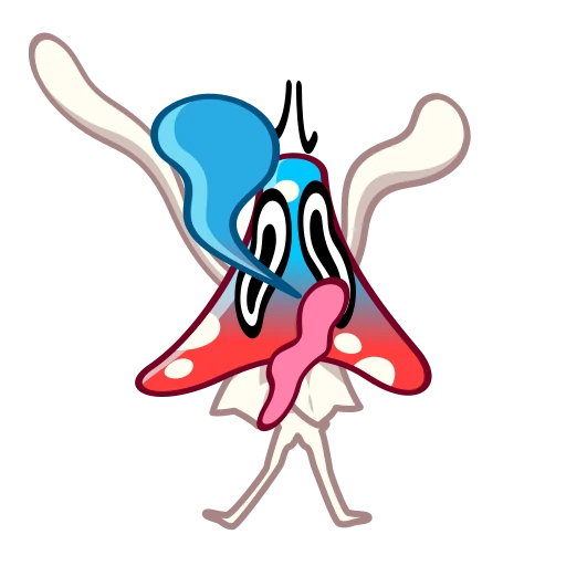 😨 Стикер «Amanita» для Telegram