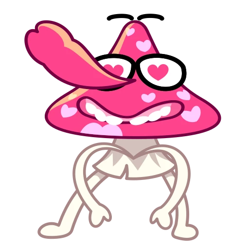 😘 Стикер «Amanita» для Telegram