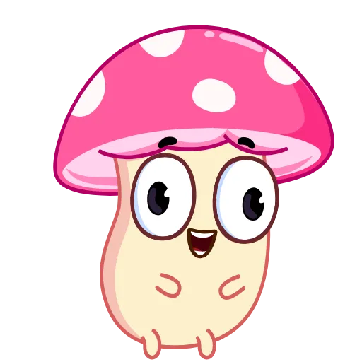 Стикер 11 😗 Mushroom Stepan - гриб мухомор Стёпа