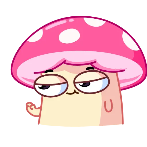 Стикер 46 😗 Mushroom Stepan - гриб мухомор Стёпа