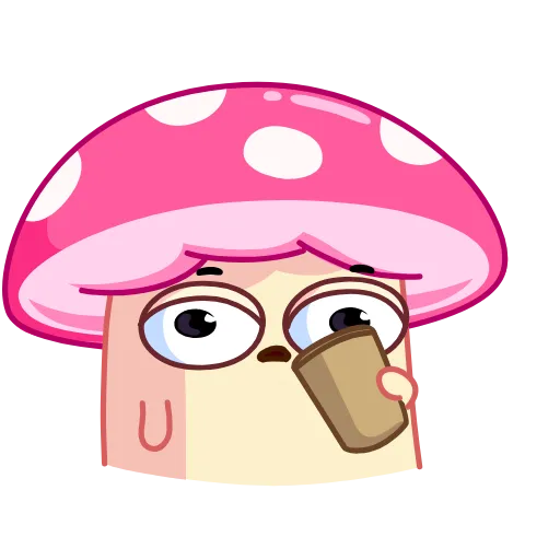 Стикер 41 😗 Mushroom Stepan - гриб мухомор Стёпа