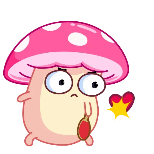 Стикер 40 😗 Mushroom Stepan - гриб мухомор Стёпа