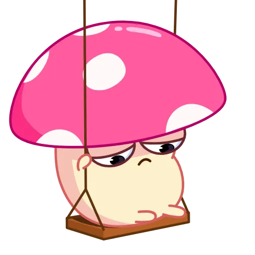 Стикер 9 😗 Mushroom Stepan - гриб мухомор Стёпа