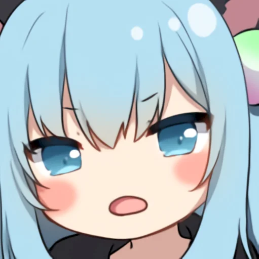 😲 Стикер «Amashiro Natsuki Ears Twitch Nacho Emotion 1.2» для Telegram