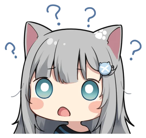 ❓ Стикер «【甘城なつき】nachonekodayo» для Telegram