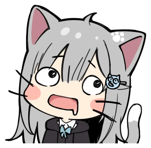 🤤 Стикер «【甘城なつき】nachonekodayo» для Telegram