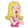 Стикер 18 🫡 Набор эмоджи по мульту «American Dad Американский папаша»