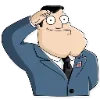 Стикер 12 🫡 Набор эмоджи по мульту «American Dad Американский папаша»