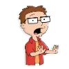 Стикер 27 🫡 Набор эмоджи по мульту «American Dad Американский папаша»