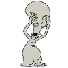 Стикер 30 🫡 Набор эмоджи по мульту «American Dad Американский папаша»