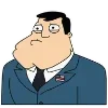Стикер 31 🫡 Набор эмоджи по мульту «American Dad Американский папаша»