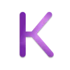 💟 Эмодзи «Аметист, фиолетовые буквы» для Telegram