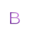💟 Эмодзи «Аметист, фиолетовые буквы» для Telegram