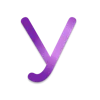 💟 Эмодзи «Аметист, фиолетовые буквы» для Telegram