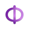 💟 Эмодзи «Аметист, фиолетовые буквы» для Telegram