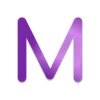 💟 Эмодзи «Аметист, фиолетовые буквы» для Telegram