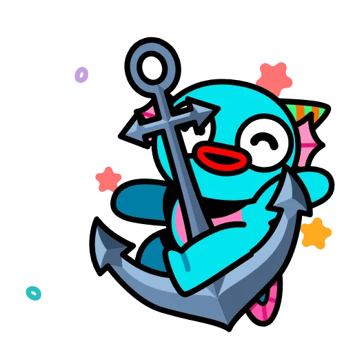 🥳 Эмодзи «Амфибия» для Telegram