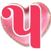 😍 Эмодзи «Буквы на День влюбленных» для Telegram