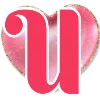 😍 Эмодзи «Буквы на День влюбленных» для Telegram