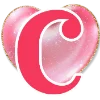 😍 Эмодзи «Буквы на День влюбленных» для Telegram