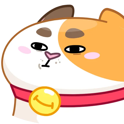😑 Эмодзи «Кот Амур» для Telegram