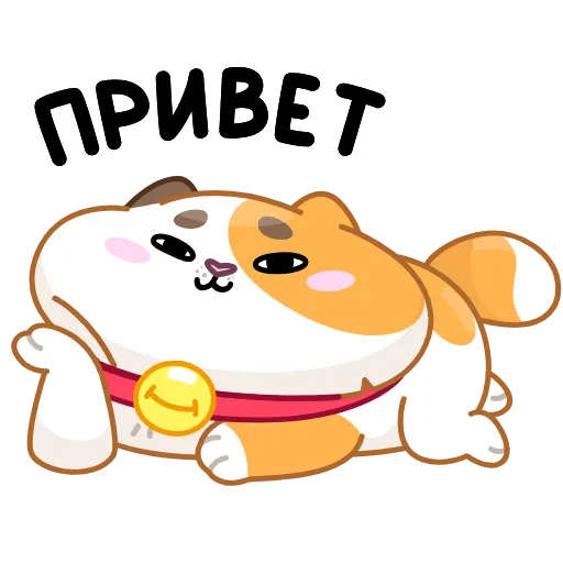 😏 Эмодзи «Кот Амур» для Telegram