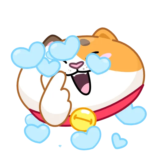 🥰 Эмодзи «Кот Амур» для Telegram