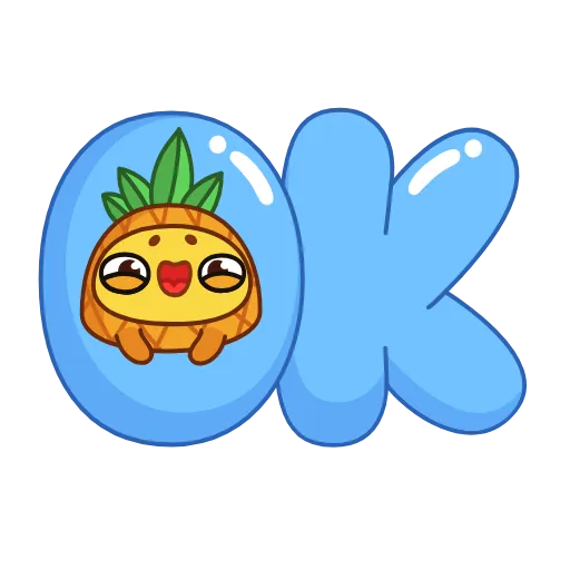 Стикер 8 Pineapple