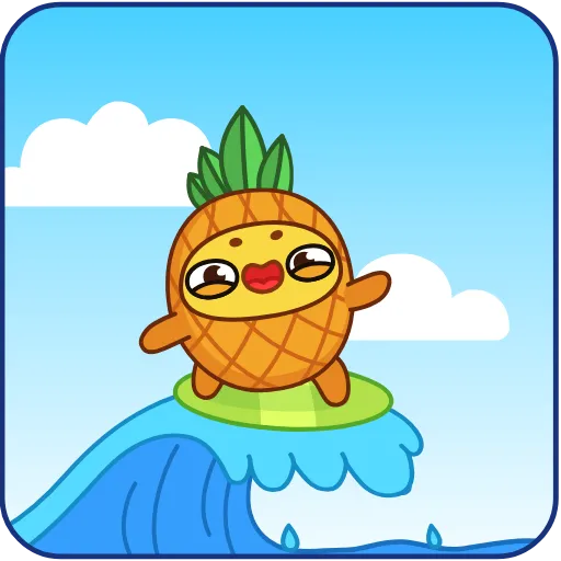 Стикер 9 Pineapple