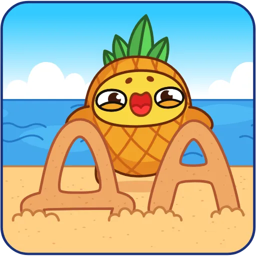 Стикер 5 Pineapple