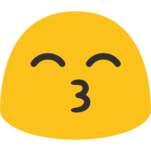 😙 Стикер «Android N Emojis» для Telegram