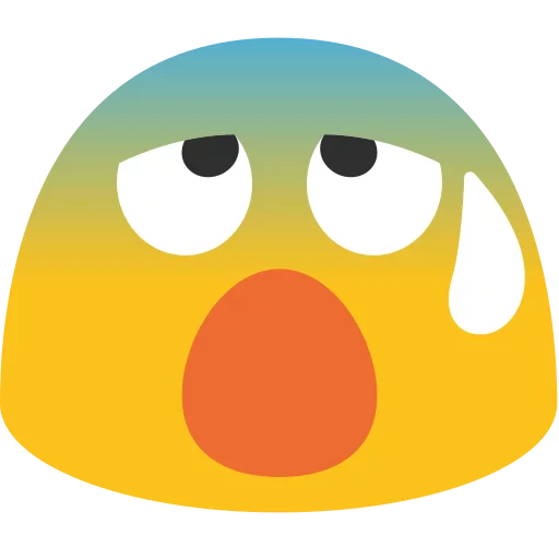😰 Стикер «Android N Emojis» для Telegram