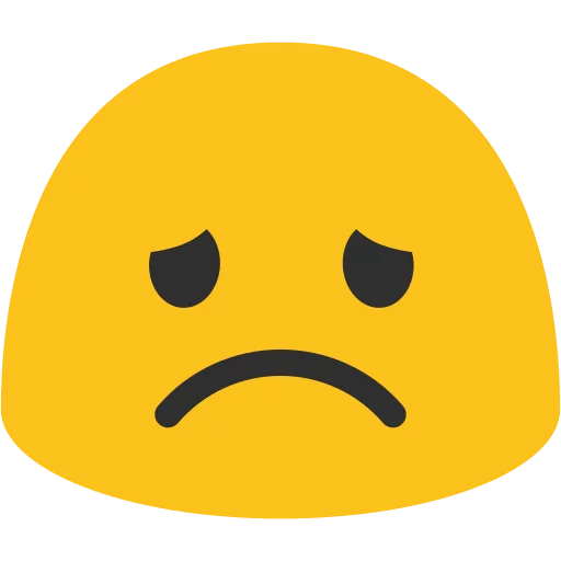😔 Стикер «Android N Emojis» для Telegram