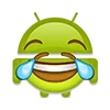Стикер 4 Android Robot Emoji