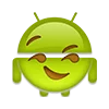 Стикер 22 Android Robot Emoji