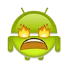 Стикер 21 Android Robot Emoji