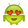 Стикер 6 Android Robot Emoji
