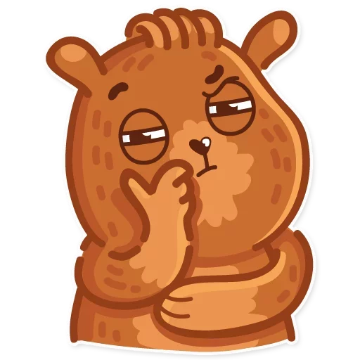 Стикер 12 Andy bear