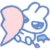 🐰 Эмодзи «Angel Bunny» для Telegram