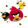 Стикер 25 😡 Angry birds - злые птички эмоджи
