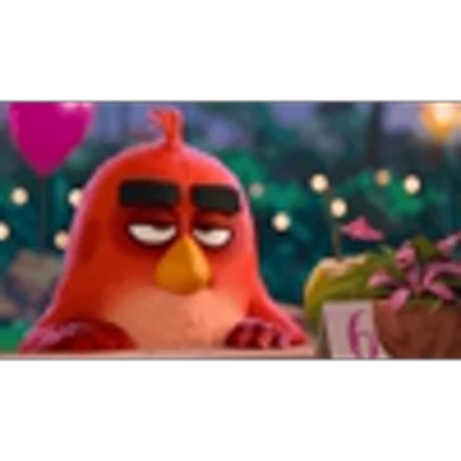 🤩 Эмодзи «Шрифт из Angry Birds, русские и английские красного цвета» для Telegram