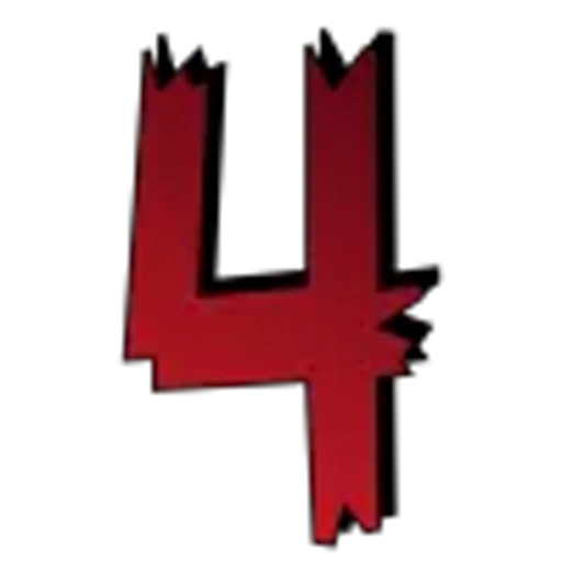 🤩 Эмодзи «Шрифт из Angry Birds, русские и английские красного цвета» для Telegram