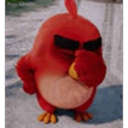 🤩 Эмодзи «Шрифт из Angry Birds, русские и английские красного цвета» для Telegram