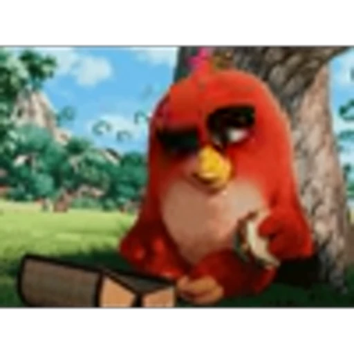 🤩 Эмодзи «Шрифт из Angry Birds, русские и английские красного цвета» для Telegram