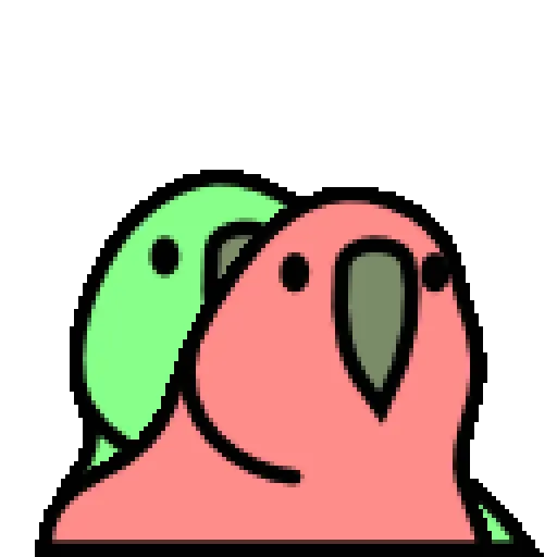 Стикер 44 Party Parrot
