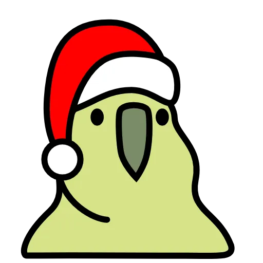 Стикер 10 Party Parrot