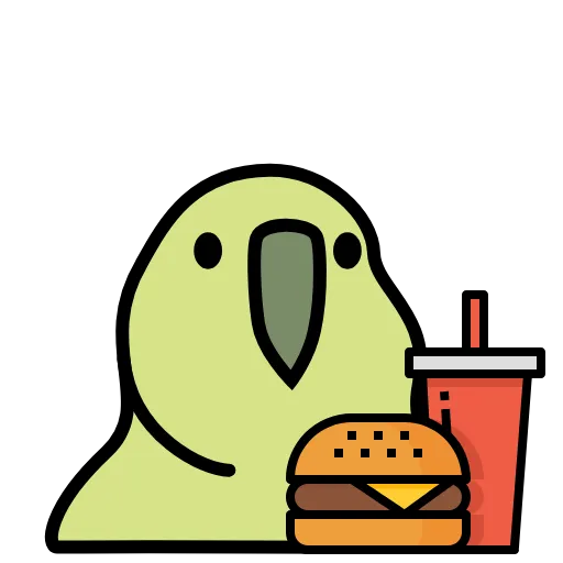 Стикер 21 Party Parrot
