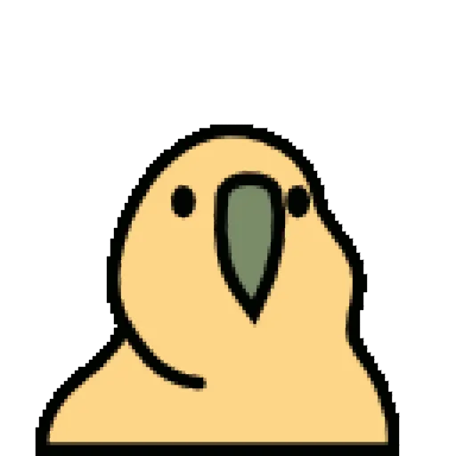 Стикер 45 Party Parrot