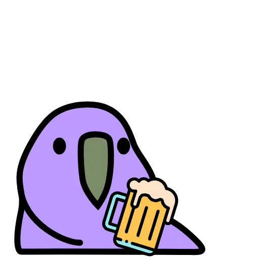 Стикер 11 Party Parrot
